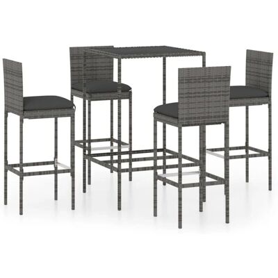 vidaXL 509204 Gartenbar-Set mit Kissen - Gartenmöbel vidaXL 509204 Gartenbar-Set mit Kissen - Gartenmöbel