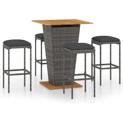Maisonchic Gartenbar-Set - Wetterfester Rattan & Stahl Maisonchic Gartenbar-Set - Wetterfester Rattan & Stahl