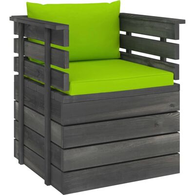 vidaXL Gartensitzbank - Rustik Holz, Modular, Komfortabel vidaXL Gartensitzbank - Rustik Holz, Modular, Komfortabel