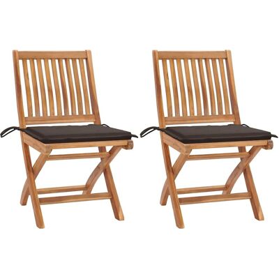 vidaXL Gartensets aus Teakholz mit Kissen vidaXL Gartensets aus Teakholz mit Kissen