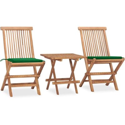 vidaXL Gartengarnitur - Teakfaltbar Tisch & Stühle vidaXL Gartengarnitur - Teakfaltbar Tisch & Stühle