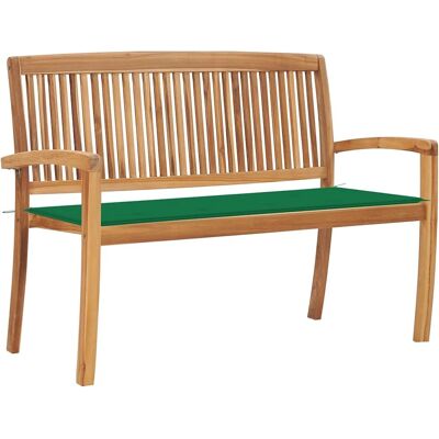 Gartenbank aus Teakholz - Stapelbar - 128,5cm - Outdoor-Möbel Gartenbank aus Teakholz - Stapelbar - 128,5cm - Outdoor-Möbel