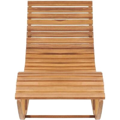 BD Tag und Nacht Teak Holz Liege mit Kissen - Garteneinrichtung BD Tag und Nacht Teak Holz Liege mit Kissen - Garteneinrichtung