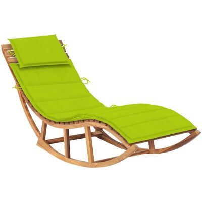 VidaXL Outdoor Chair - Teak Grün Lounge VidaXL Outdoor Chair - Teak Grün Lounge