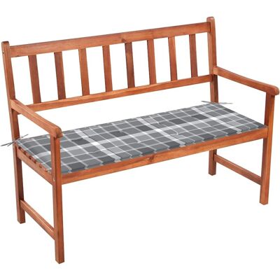 vidaXL Gartentisch mit Kissen 120cm Akazienholz vidaXL Gartentisch mit Kissen 120cm Akazienholz