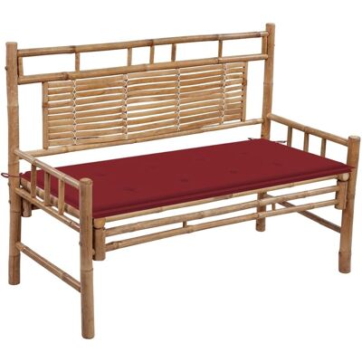 vidaXL Gartenbank - Wetterfeste Bambusbank 120cm vidaXL Gartenbank - Wetterfeste Bambusbank 120cm