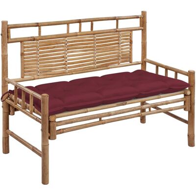 vidaXL Ławka ogrodowa z bambusa 120 cm vidaXL Ławka ogrodowa z bambusa 120 cm