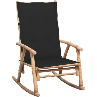 vidaXL 3063910 Gartenstuhl Bambus Schwarz - Gartenmöbel vidaXL 3063910 Gartenstuhl Bambus Schwarz - Gartenmöbel