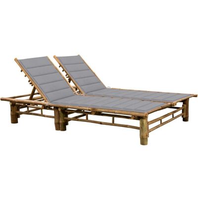 vidaXL Outdoor Liege - Verstellbar, 2 Kissen vidaXL Outdoor Liege - Verstellbar, 2 Kissen