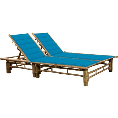 vidaXL Outdoor Chair Lounge Blue - Gartenstuhl vidaXL Outdoor Chair Lounge Blue - Gartenstuhl