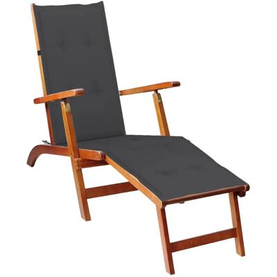VidaXL Gartenstuhl - Verstellbarer Akazienholz Sitz VidaXL Gartenstuhl - Verstellbarer Akazienholz Sitz