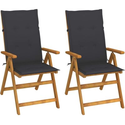 VidaXL Outdoor Chair - Verstellbarer Gartenstuhl mit Kissen VidaXL Outdoor Chair - Verstellbarer Gartenstuhl mit Kissen