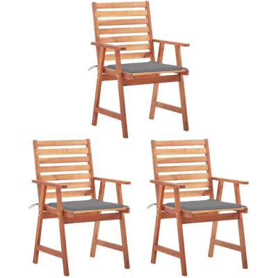 VidaXL Gartensessel - Akazienholz Grau VidaXL Gartensessel - Akazienholz Grau