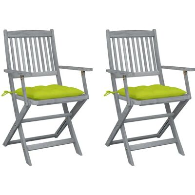 VidaXL - 3064508 - Acaciaholz - Außenstühle-Set VidaXL - 3064508 - Acaciaholz - Außenstühle-Set