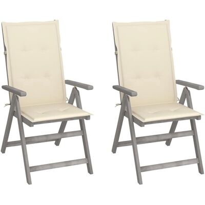 VidaXL Outdoor Chair - Verstellbarer Gartenstuhl aus Akazienholz VidaXL Outdoor Chair - Verstellbarer Gartenstuhl aus Akazienholz