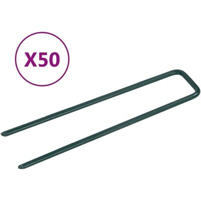 vidaXL Nitter til kunstgræs 50 stk U-form Jern - Nitter vidaXL Nitter til kunstgræs 50 stk U-form Jern - Nitter