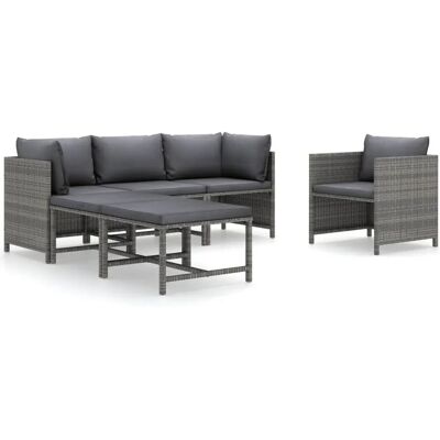 vidaXL Gartenset - Modular Lounge - Grau vidaXL Gartenset - Modular Lounge - Grau