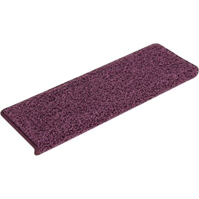 vidaXL Teppich-Treppenstufen 15 Stk. 65x21x4 cm Dunkelviolett vidaXL Teppich-Treppenstufen 15 Stk. 65x21x4 cm Dunkelviolett