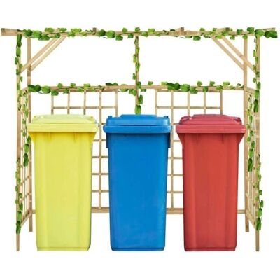 Maisonchic Tuinpergola voor 3 Containers - Geïmpregneerd dennenhout Maisonchic Tuinpergola voor 3 Containers - Geïmpregneerd dennenhout