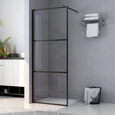 vidaXL Walk-in Duschwand mit ESG-Glas Schwarz 90x195 cm - Duschwand vidaXL Walk-in Duschwand mit ESG-Glas Schwarz 90x195 cm - Duschwand