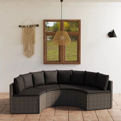 vidaXL Gartensofagarnitur - Wetterfester PE Rattan, 4 Sofas vidaXL Gartensofagarnitur - Wetterfester PE Rattan, 4 Sofas
