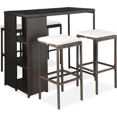 VidaXL Gartenmöbel Set - Wetterfester PE Rattan VidaXL Gartenmöbel Set - Wetterfester PE Rattan