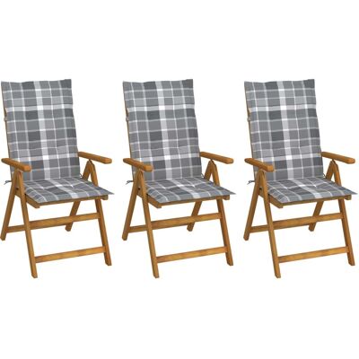 VidaXL 3065361 Gartenstuhl - Grau VidaXL 3065361 Gartenstuhl - Grau