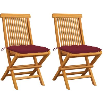 VidaXL - 3065614 - Teak - 6 Stk - Gartensessel VidaXL - 3065614 - Teak - 6 Stk - Gartensessel