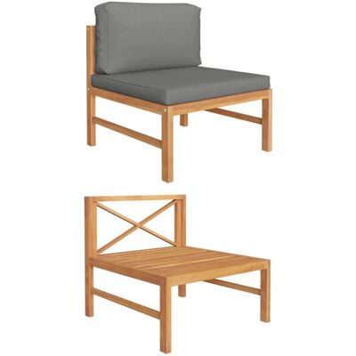 VidaXL 316112 Außengartenbank - Robust aus Teakholz VidaXL 316112 Außengartenbank - Robust aus Teakholz