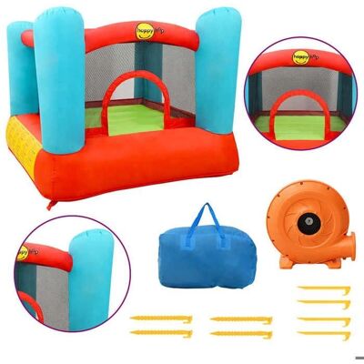 Happy Hop Oppusteligt Slot - Flerfarvet - 200x210x160 cm Happy Hop Oppusteligt Slot - Flerfarvet - 200x210x160 cm