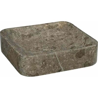 vidaXL Grauer Marmorspüle 40x40x10 cm - Waschbecken vidaXL Grauer Marmorspüle 40x40x10 cm - Waschbecken