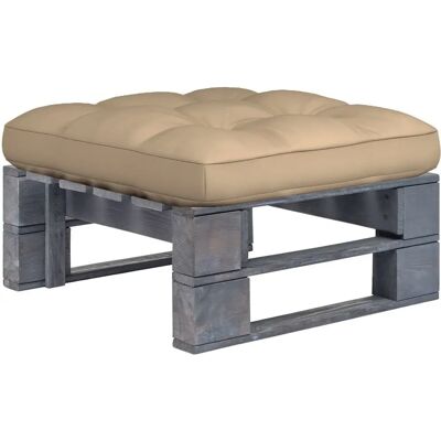 vidaXL Gartentisch Grau Imprägnierte Kiefer - Gartenmöbel vidaXL Gartentisch Grau Imprägnierte Kiefer - Gartenmöbel