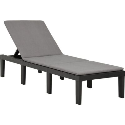 VidaXL Gartensessel - Verstellbare Rückenlehne - Leicht - Robustes Kunststoff - Terrasse VidaXL Gartensessel - Verstellbare Rückenlehne - Leicht - Robustes Kunststoff - Terrasse