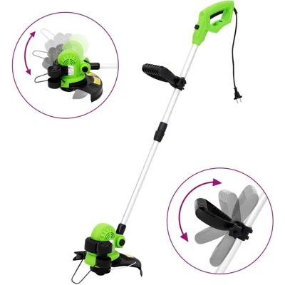 vidaXL Elektrische Grastrimmer - Telescoop Steel, 29cm, 550W vidaXL Elektrische Grastrimmer - Telescoop Steel, 29cm, 550W