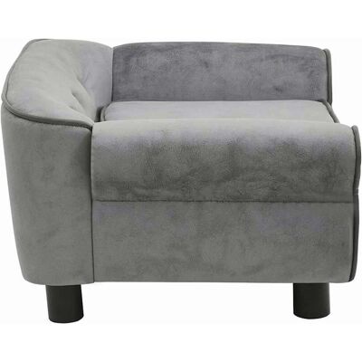 vidaXL Hundesofa Dunkelgrau - Kleiner Haustier Couch vidaXL Hundesofa Dunkelgrau - Kleiner Haustier Couch
