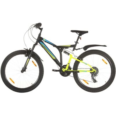 vidaXL Mountainbike 21 Versnellingen 26 inch Wielen Zwart Outdoor Sportfiets vidaXL Mountainbike 21 Versnellingen 26 inch Wielen Zwart Outdoor Sportfiets