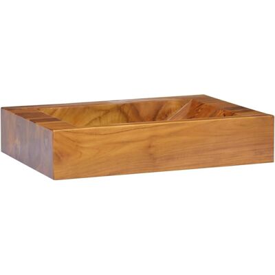 vidaXL Drewniana Umywalka - 50x35x10 cm Teka vidaXL Drewniana Umywalka - 50x35x10 cm Teka