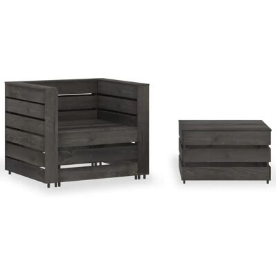 vidaXL Gartensitzbank - Gartenpaletten Lounge Set - Gartenmöbel vidaXL Gartensitzbank - Gartenpaletten Lounge Set - Gartenmöbel