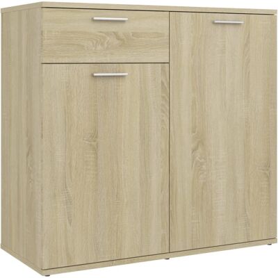 vidaXL Awo60391 Buffet en chêne Sonoma - Sideboard - Publicité vidaXL Awo60391 Buffet en chêne Sonoma - Sideboard - Publicité