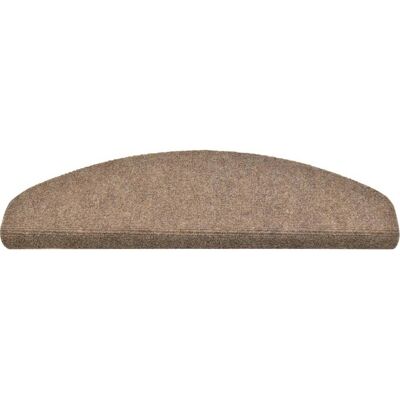 vidaXL Samolepicí koberečky na schody - Koberečky na schody - Krémové - 65x21x4cm vidaXL Samolepicí koberečky na schody - Koberečky na schody - Krémové - 65x21x4cm