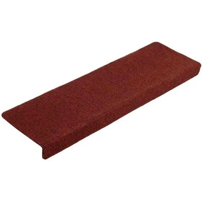 vidaXL Treppenmatten 5 stk Bordeaux Rot Needlepunch - Treppenmatten vidaXL Treppenmatten 5 stk Bordeaux Rot Needlepunch - Treppenmatten