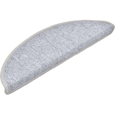 Alfombrillas de Escalera vidaXL 56x17x3 cm Gris Claro - Tipo de Escalera Alfombrillas de Escalera vidaXL 56x17x3 cm Gris Claro - Tipo de Escalera