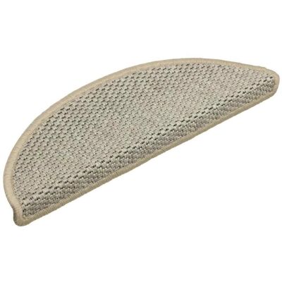 vidaXL Treppenteppiche Selbstklebend Sisal-Look 15 Stk 56x17x3 cm Hellgrün Grau - Treppenteppiche vidaXL Treppenteppiche Selbstklebend Sisal-Look 15 Stk 56x17x3 cm Hellgrün Grau - Treppenteppiche
