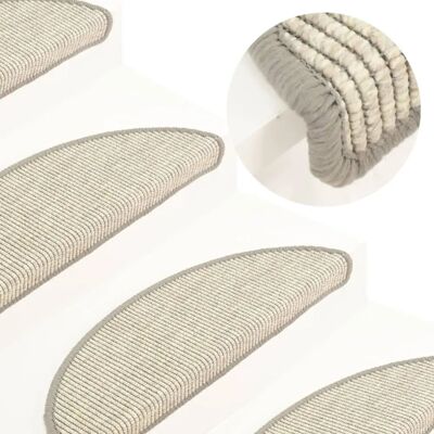 vidaXL Stair Mats Silver - 56x17x3 / 56x20 cm Self-adhesive Stair Tread vidaXL Stair Mats Silver - 56x17x3 / 56x20 cm Self-adhesive Stair Tread