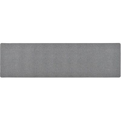 vidaXL Tæppe til gang Mørkegrå - 50x200 cm - Gang- og kontorgulv vidaXL Tæppe til gang Mørkegrå - 50x200 cm - Gang- og kontorgulv