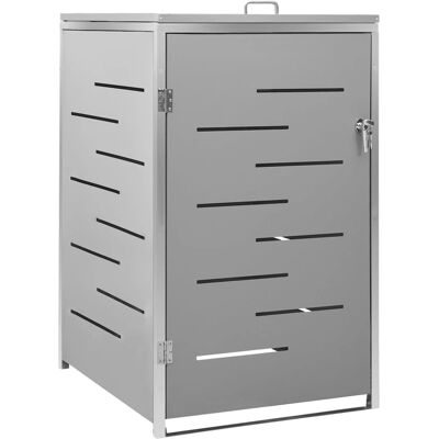 vidaXL Edelstahl Außendach für Mülltonne - 69x77,5x115 cm vidaXL Edelstahl Außendach für Mülltonne - 69x77,5x115 cm
