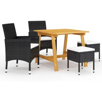 vidaXL Outdoor Furniture Set - Modernes Gartentisch- und Stuhlsatz vidaXL Outdoor Furniture Set - Modernes Gartentisch- und Stuhlsatz