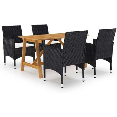VidaXL 3068735 Gartenset - Tisch und Stühle VidaXL 3068735 Gartenset - Tisch und Stühle