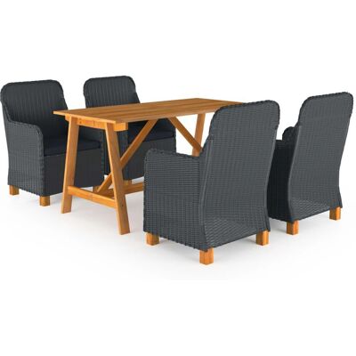 vidaXL 948366 Gartentisch-Set - Akazienholz, 5-teilig vidaXL 948366 Gartentisch-Set - Akazienholz, 5-teilig