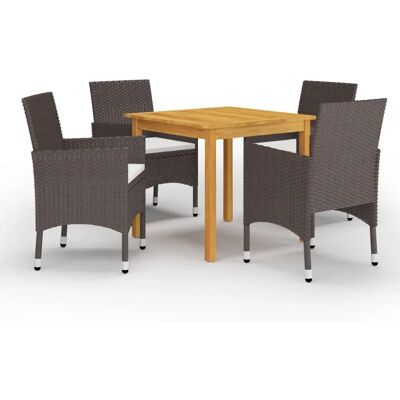 VidaXL 3067674 Outdoor-Möbelset - Gartentisch & Stühle VidaXL 3067674 Outdoor-Möbelset - Gartentisch & Stühle